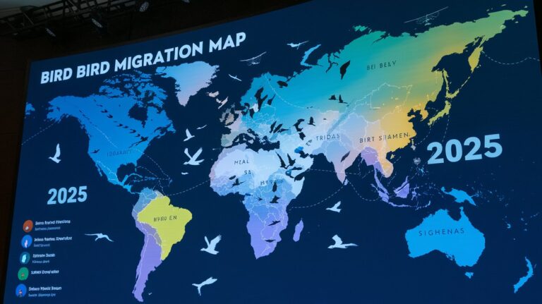 Bird Migration Map 2025: Track Live Routes & Flyways USA